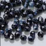 Zdjęcie - Fire Polish Marbled Lt. Blue/Black (67019) 4mm